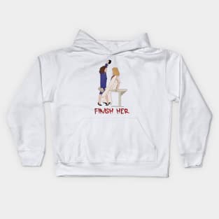 finish her Kids Hoodie